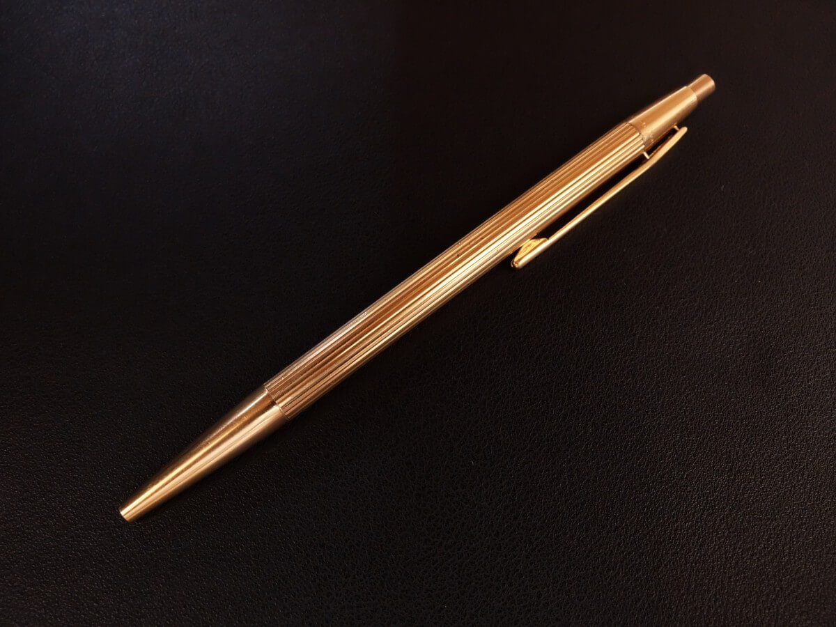 日本盤 (美品)MONTBLANCモンブランボールペン 20金張 ペン/マーカー